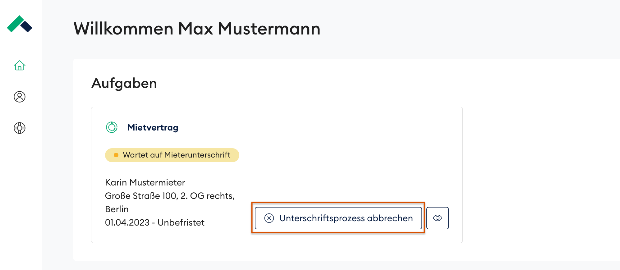 Kann ich in einem bereits unterschriebenen Mietvertrag Änderungen vornehmen? SmartMiete Support
